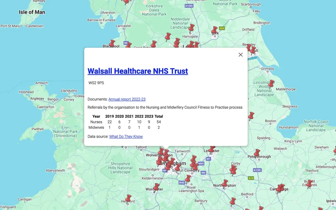 Response to FtP referrals data – Peter Bates of NMCWatch